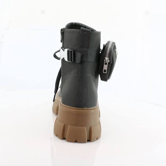 STEVE MADDEN TANKER P GREY MULTI BOOTIES - Picture 3 of 5